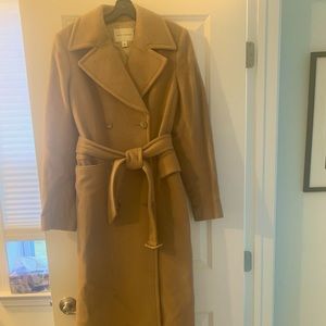 100% Camel Hair trench by Banana Republic